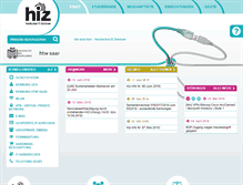 Tablet Screenshot of hiz-saarland.de